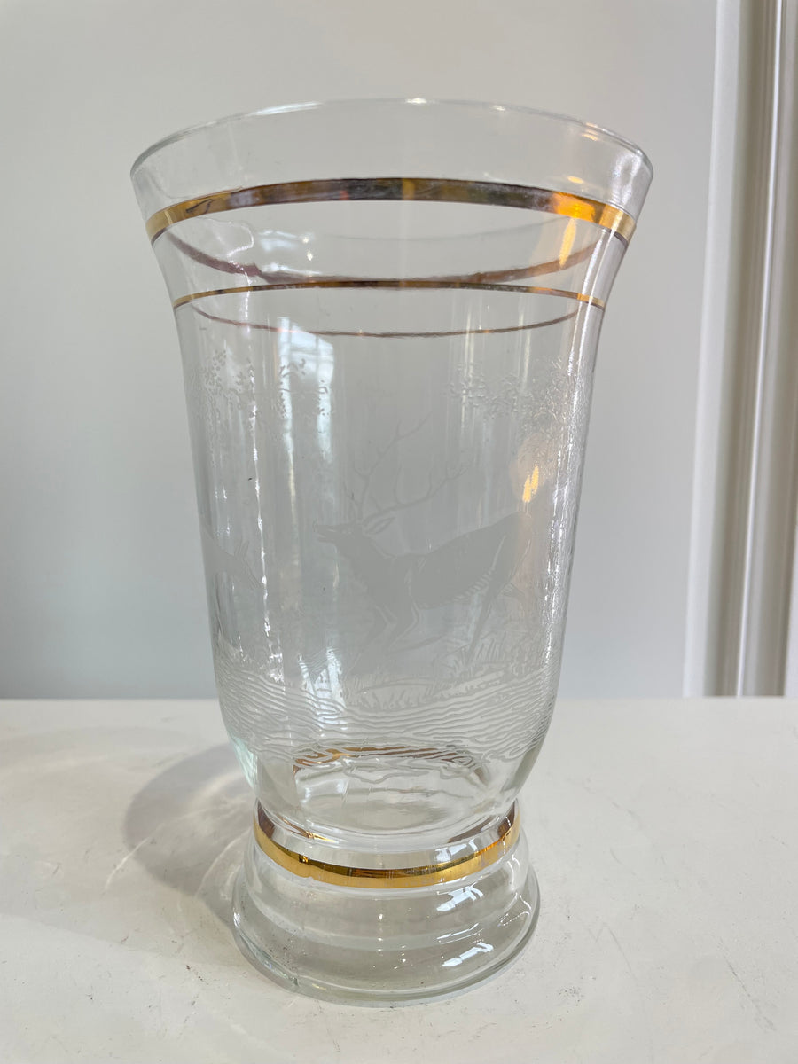 Vase vintage cerf